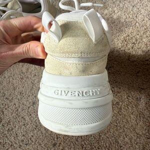 Givenchy Cream and White Sneakers